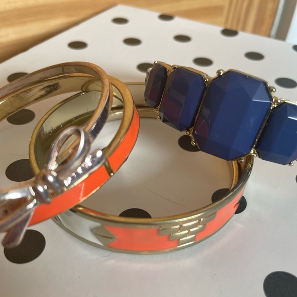 Bundle of mixed bangles bracelets summervibe 5 total - Picture 6 of 10